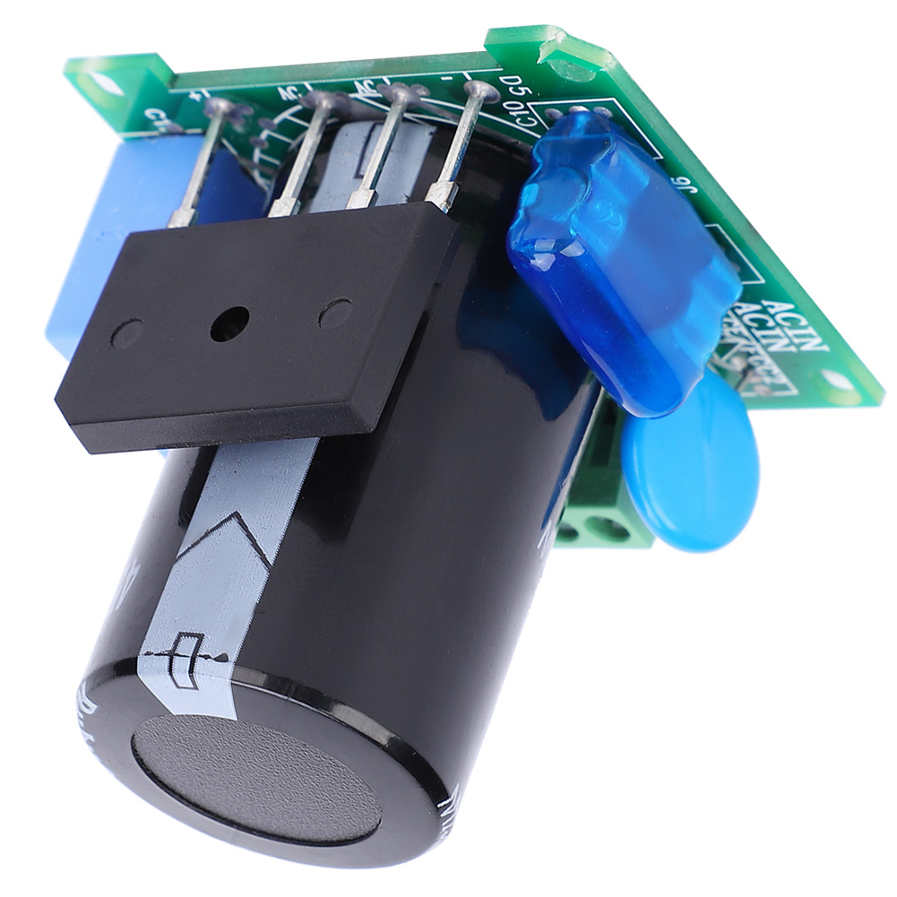 Kondensator-gleichrichterplatinenmodul 5a 470µf, Ac 220v Eingang, Dc 0-300v Ausgang, Mehrfachschutz