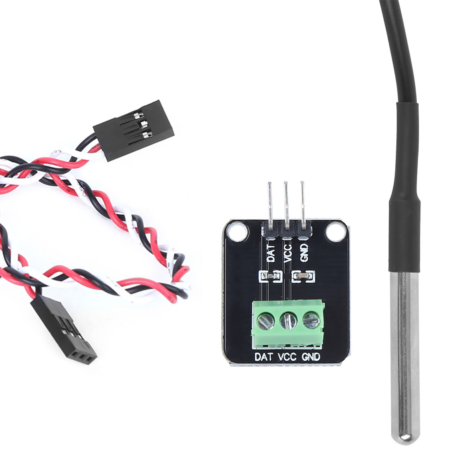 Digitalmodul-kit, Wasserdichter Temperatursensor Mit Elektronischen Bauteilen