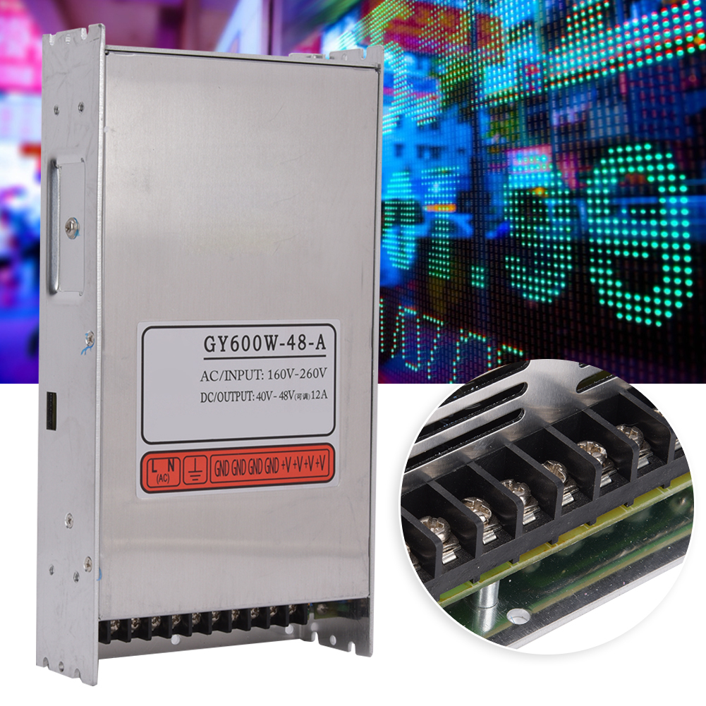 Schaltnetzteil Für Die Beleuchtung Einer Graviermaschine, 600 W, 48 V, 12 A