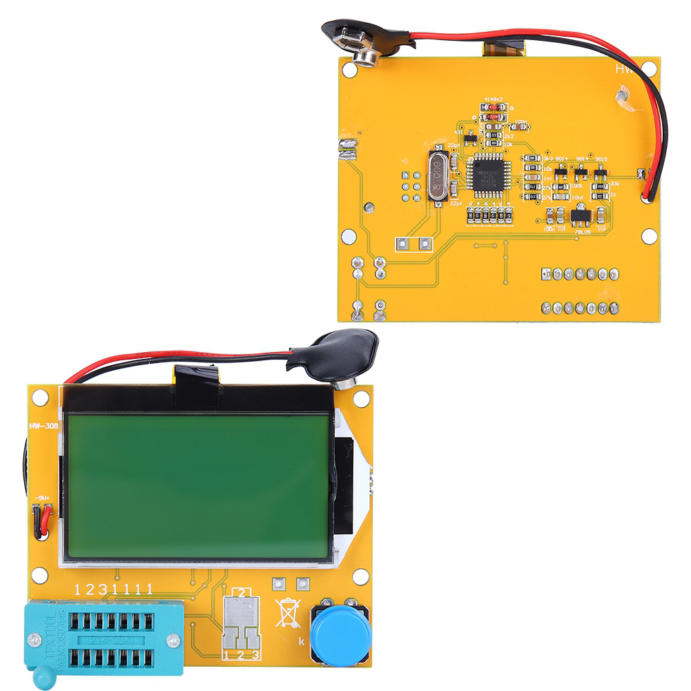 Transistortester Mit Grafikdisplay (lcrt4), Esr- Und Scr-messgerät, Lcd-12864-display