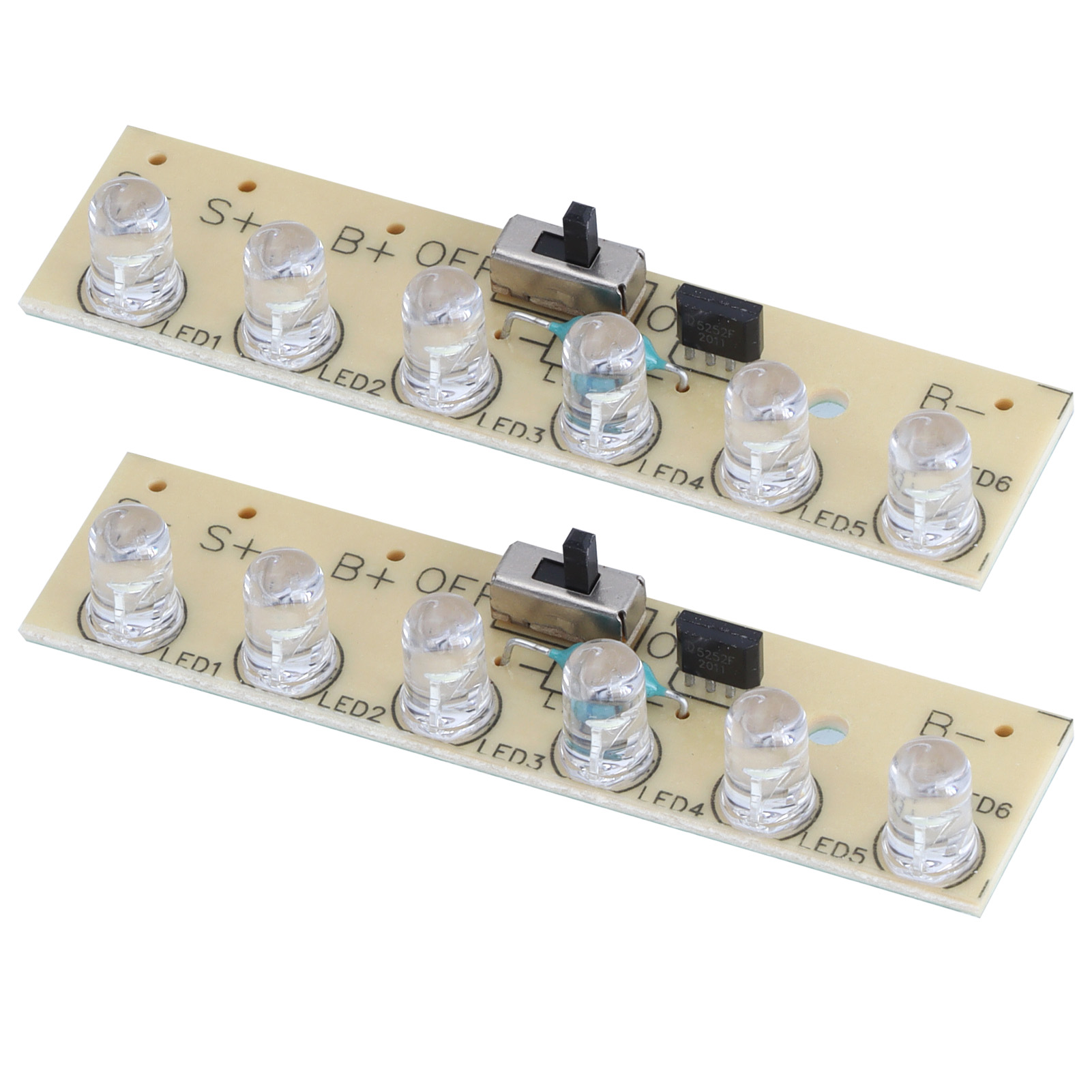 2 Solarlampen-controller, Rasenbeleuchtungs-steuermodul, Leiterplatte Mit Schalter, 1,2 V, Rf1206