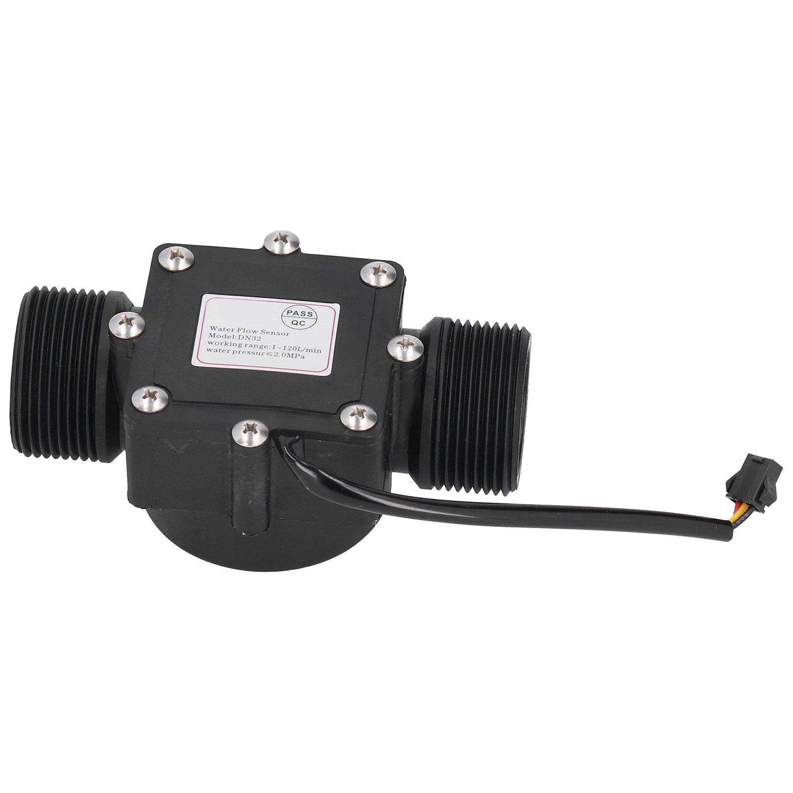 Yf-dn32 G1,65 Zoll Industrieller Rohrdurchflussmesser Wasserzähler Mit Hall-sensor Dc3-24v