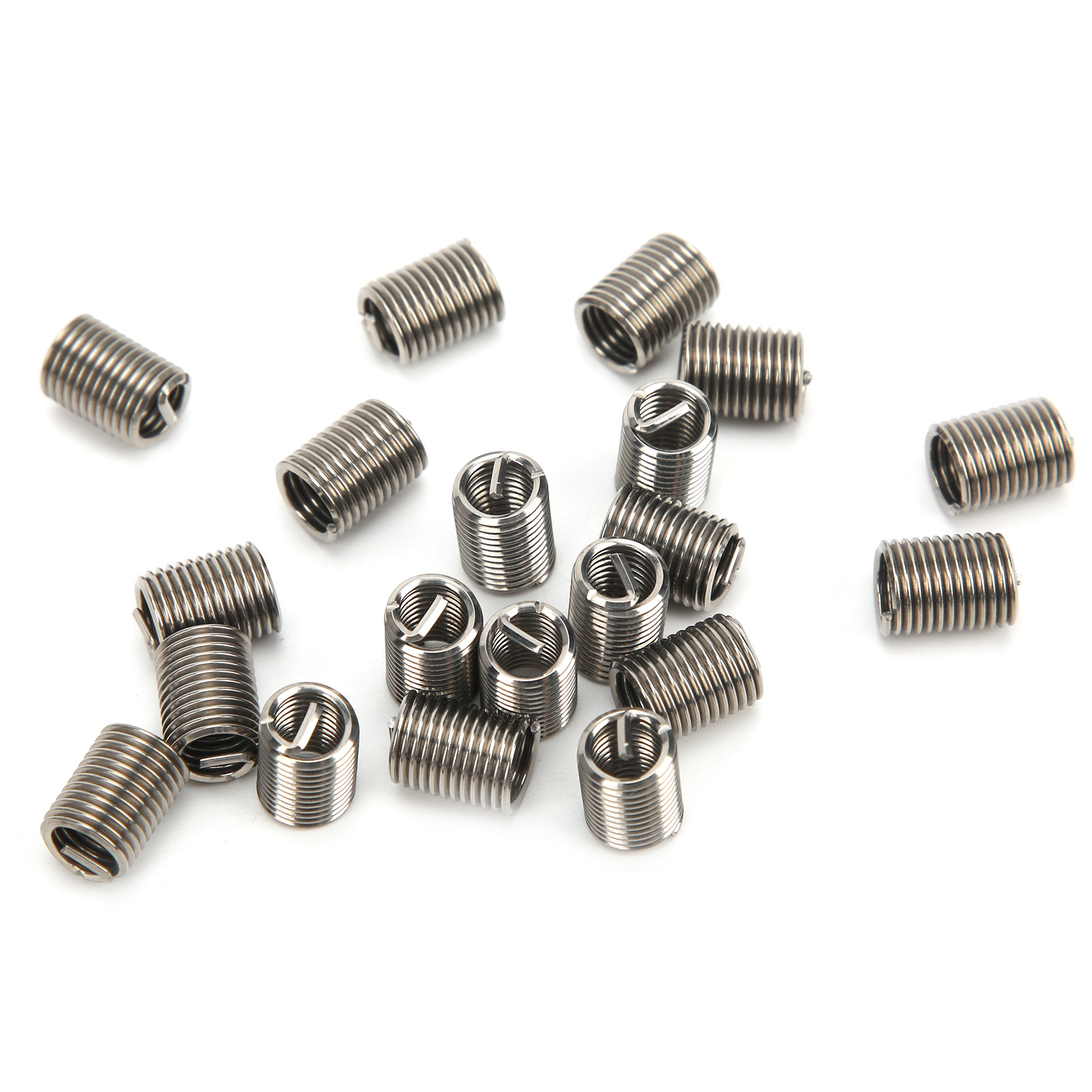 100 Gewindeeinsätze, Reparaturwerkzeug Für Reduziermuttern, Edelstahl, M6x1x2,5d