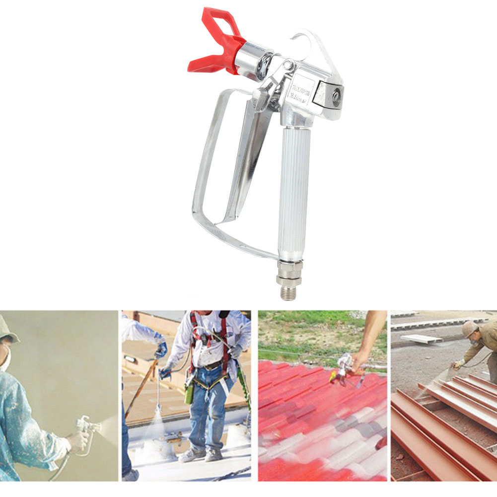 Airless-farbspritzgerät, Hochdruck-airbrush, Ergonomisches Handwerkzeug, Hardware-zubehör (rote Airbrush-düse)