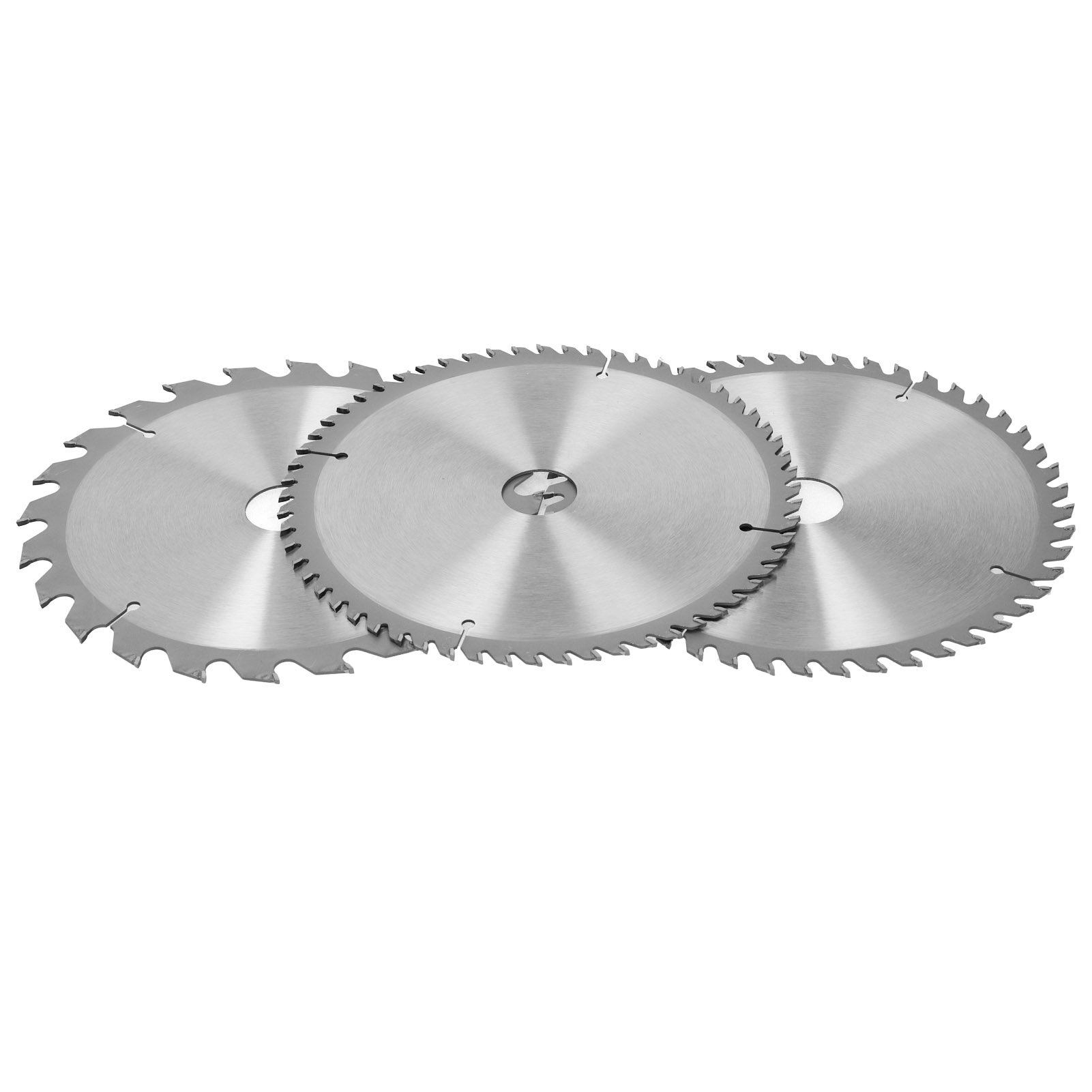 Set Aus 3 Holzsägeblättern, 8 Zoll, 24, 48 Oder 60 Zähne, Geeignet Zum Schneiden Von Holz.