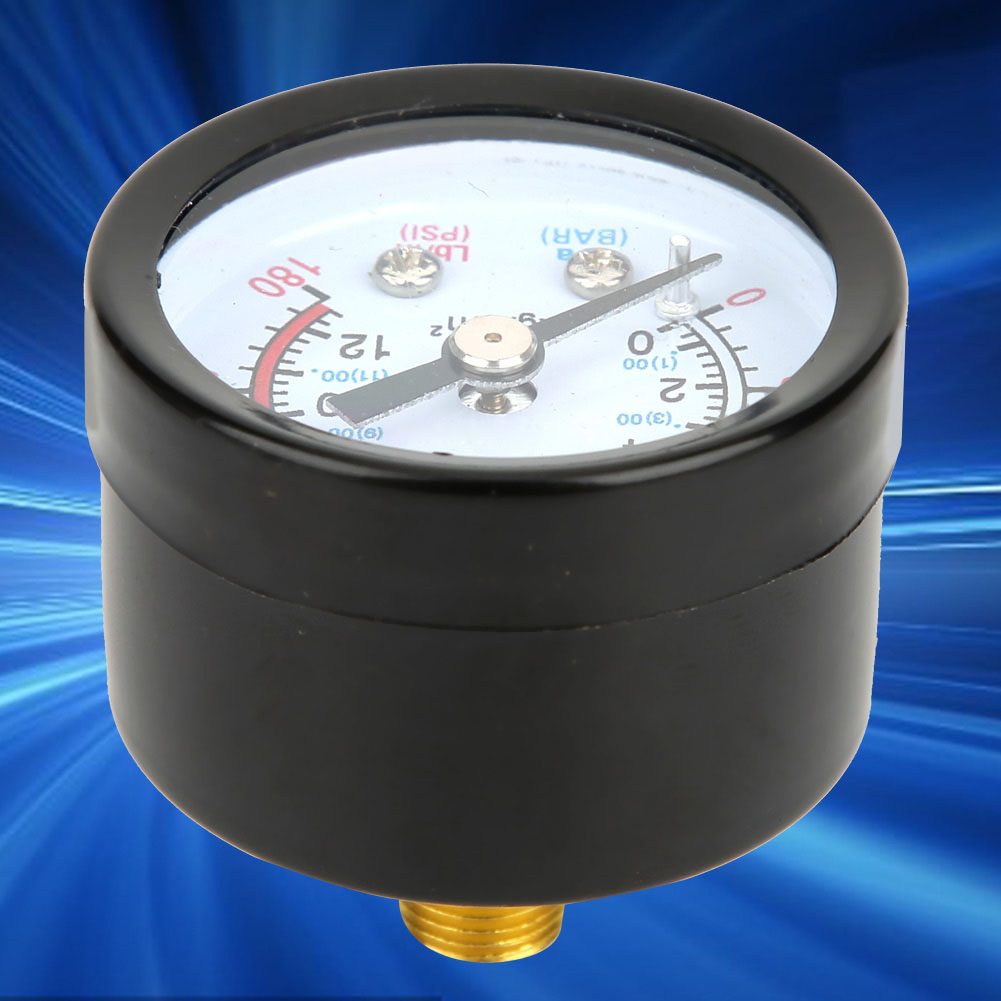 Manometer Für Luftkompressoren Y40, Gehäuse Aus Gusseisen, Instrumentenmanometer