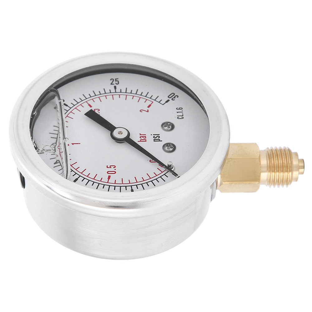 Ts Pgg604-2bar Y60 Hochpräzises Radiales Vakuummanometer, Ölgefüllt Für Maschinen