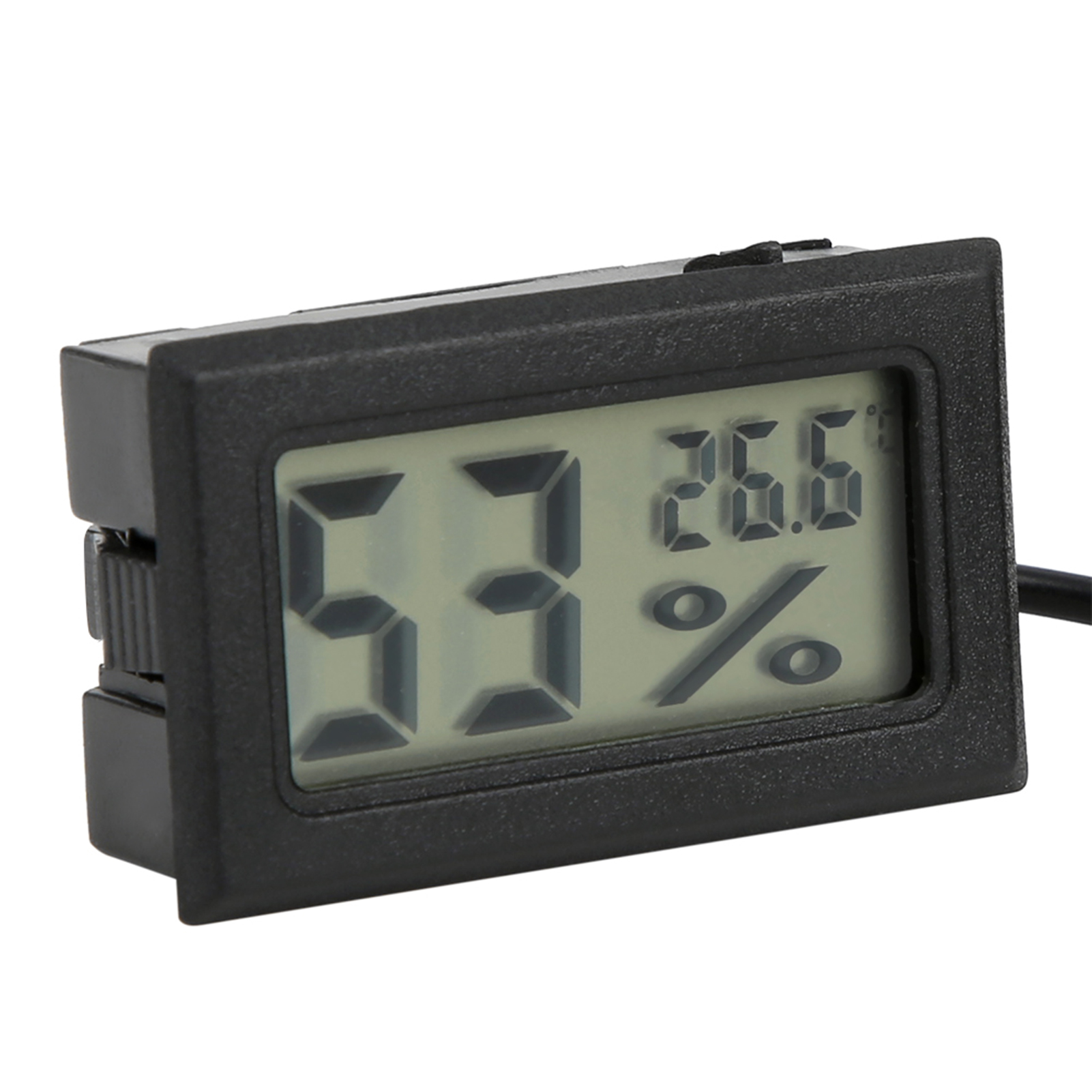 Digitales Thermometer-hygrometer, Eingebautes Digitales Led-feuchtigkeitsmessgerät Mit Sonde, Für Den Innenbereich (
