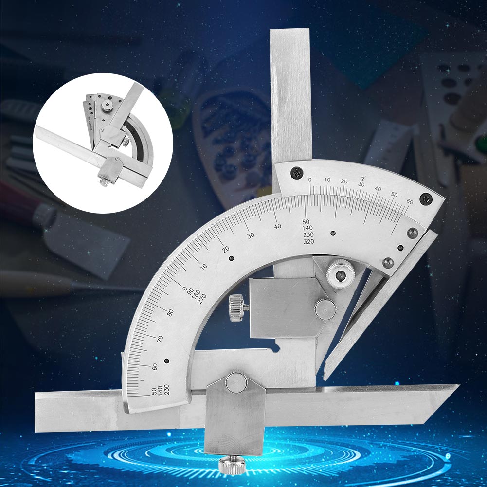 Präzisionswinkelmesser Aus Kohlenstoffstahl 0-320° Universalwinkelmesser