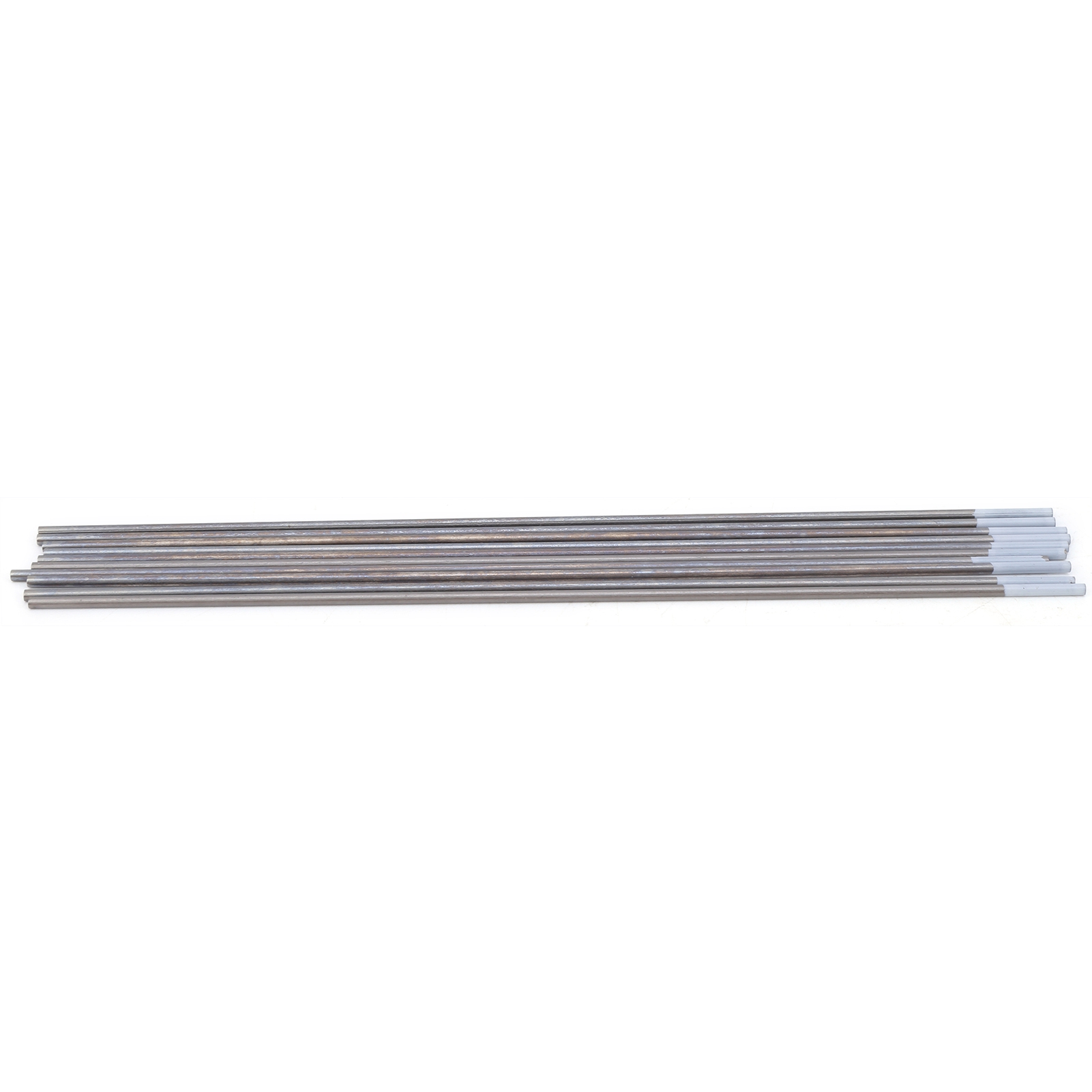 10 Wc20-wolframelektroden Zum Lichtbogenschweißen Dünner Aluminium- Und Stahlbleche, Grau, 2,0 Mm