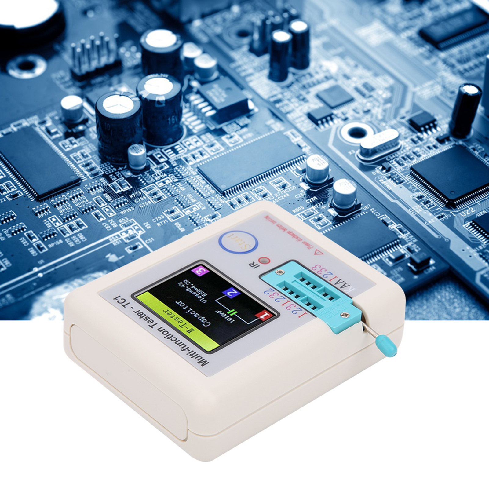 Lcr-tc1 Multifunktions-transistortester Mit 1,8-zoll-tft-display Für Kondensatordioden