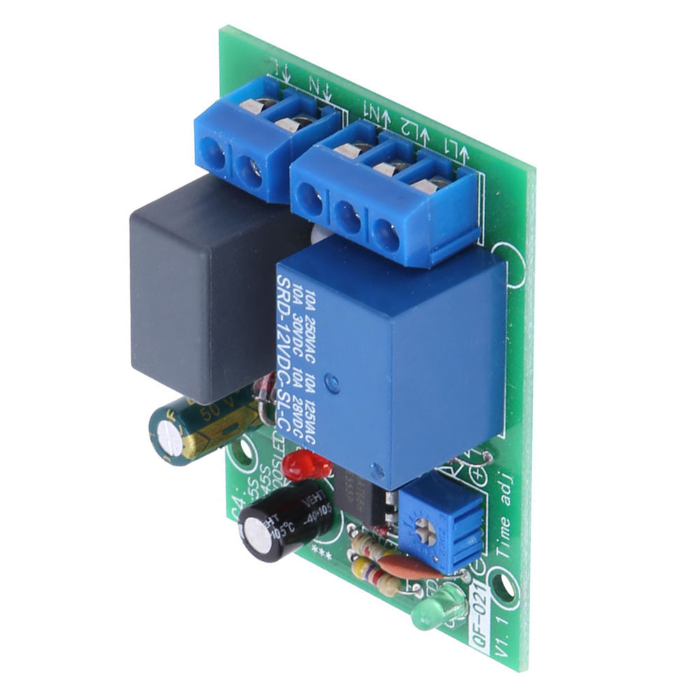 2 Zeitverzögerungsrelaismodule, Industrielle Steuerelemente Für Monostabile Schaltungen (100-240 V)