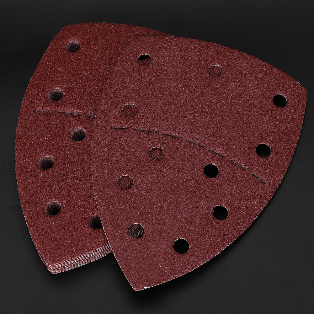 60 Stück Schleifpapier Zum Abschleifen Von Mäusen, Separate Schleifpapierbögen Für Die Hände, 140 X 140 X 100 Mm, 11 Löcher, Körnung 80