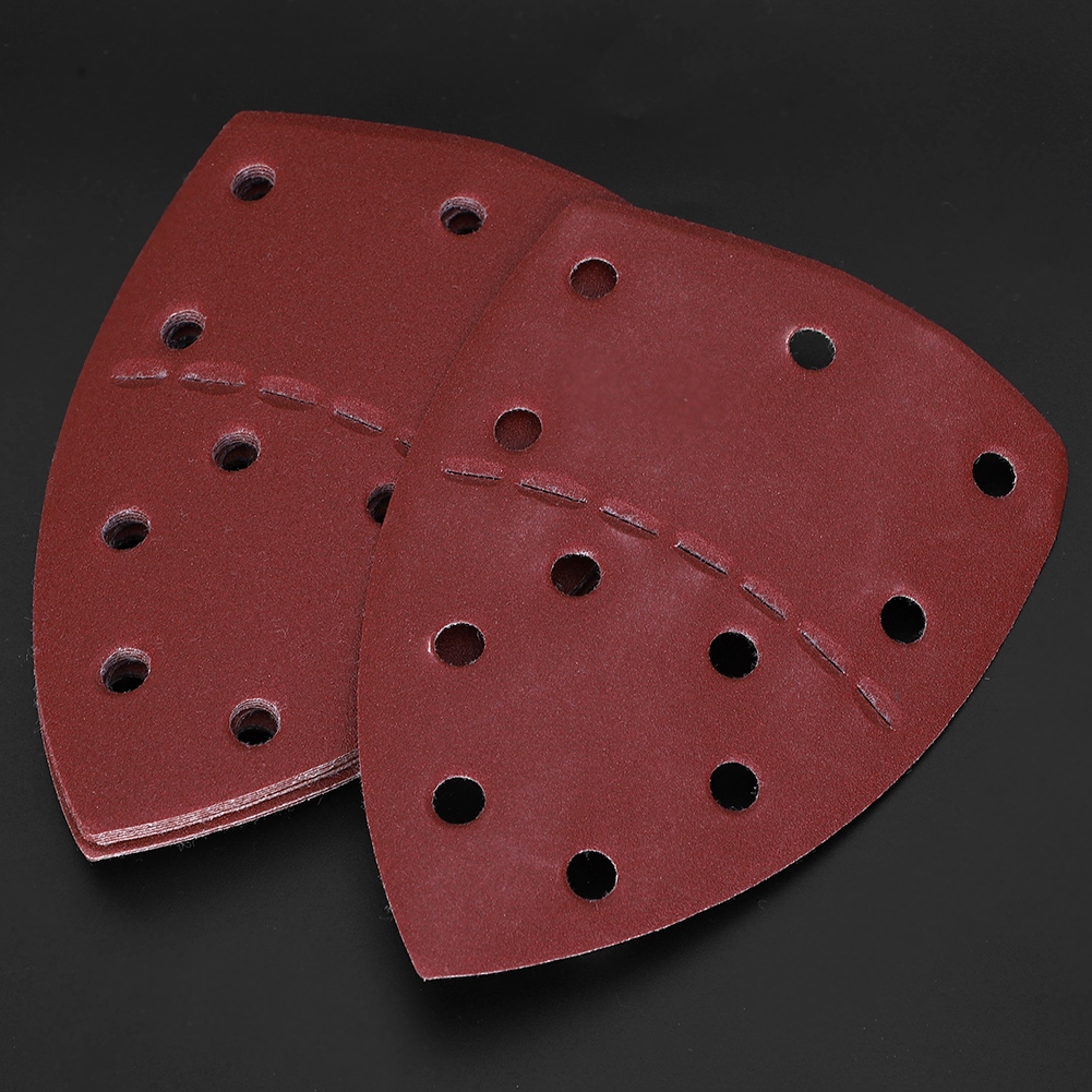 60 Blatt „maus“-schleifpapier, Einzelne Schleifpapierblätter, 140 X 140 X 100 Mm, 11 Löcher, Körnung 180