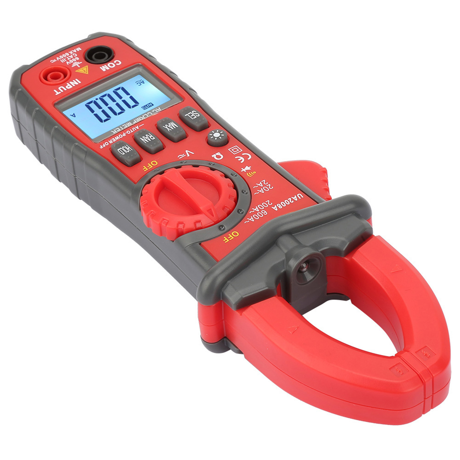 Uyigao Ua2008a Automatisches Digitales Zangenmultimeter, Handmultimeter, Effektivwert-widerstandsmessung (ac/dc)