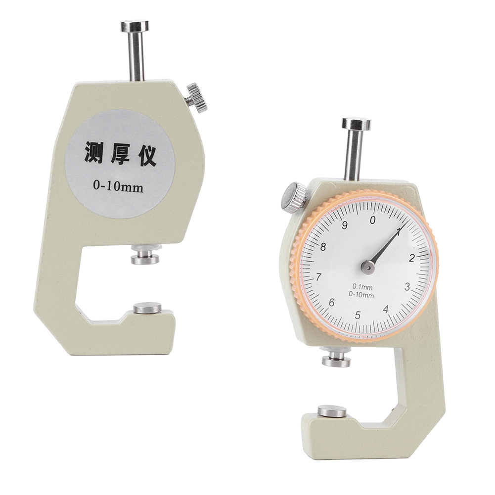 Tragbares Silberdickenmessgerät Zur Präzisen Dickenmessung Von Schmuck, Leder Und Plattenmaterialien (0-10 Mm), Flachkopf
