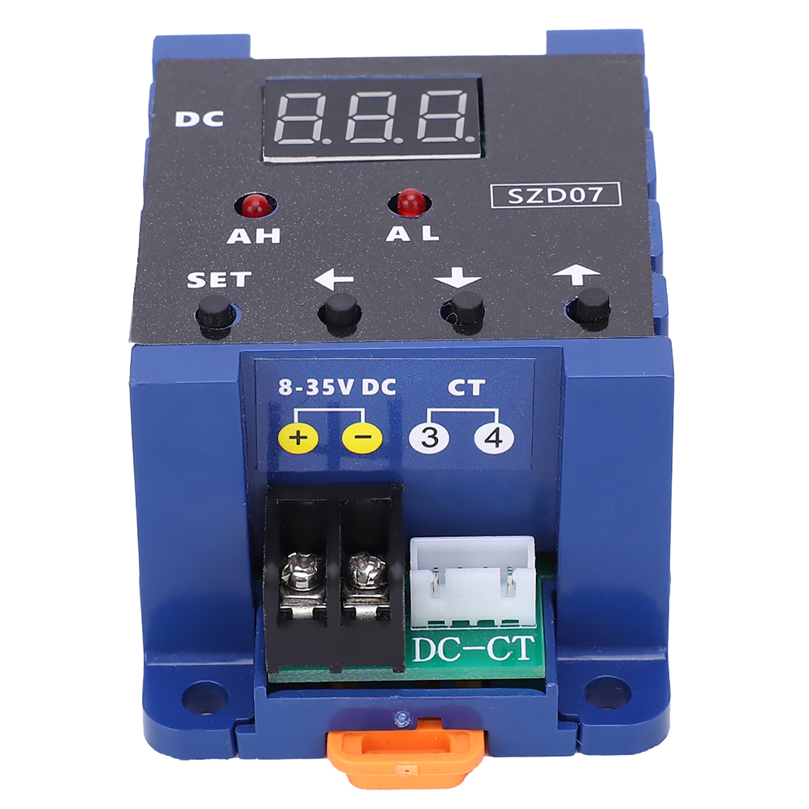 Digitales Gleichstrom-amperemeter, Stromsensor, Schalter, Überlastalarm, Überlastschutz, Szd07 Dc 8–35 V