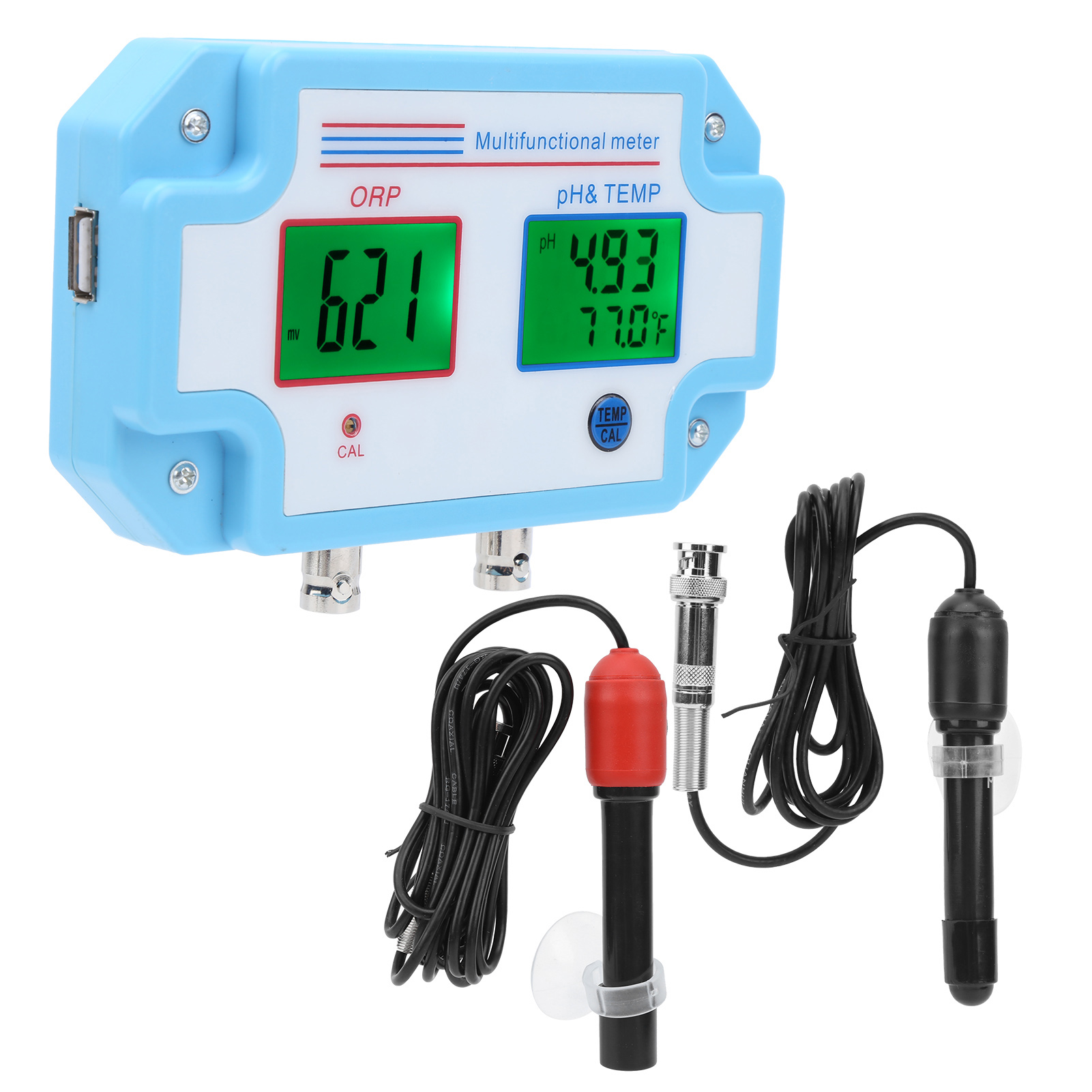 3-in-1-wasserqualitätsmessgerät: Ph-wert, Redoxpotenzial Und Temperatur, Multifunktionales Online-wasserqualitätsmessgerät, Eu-stecker, 220 V