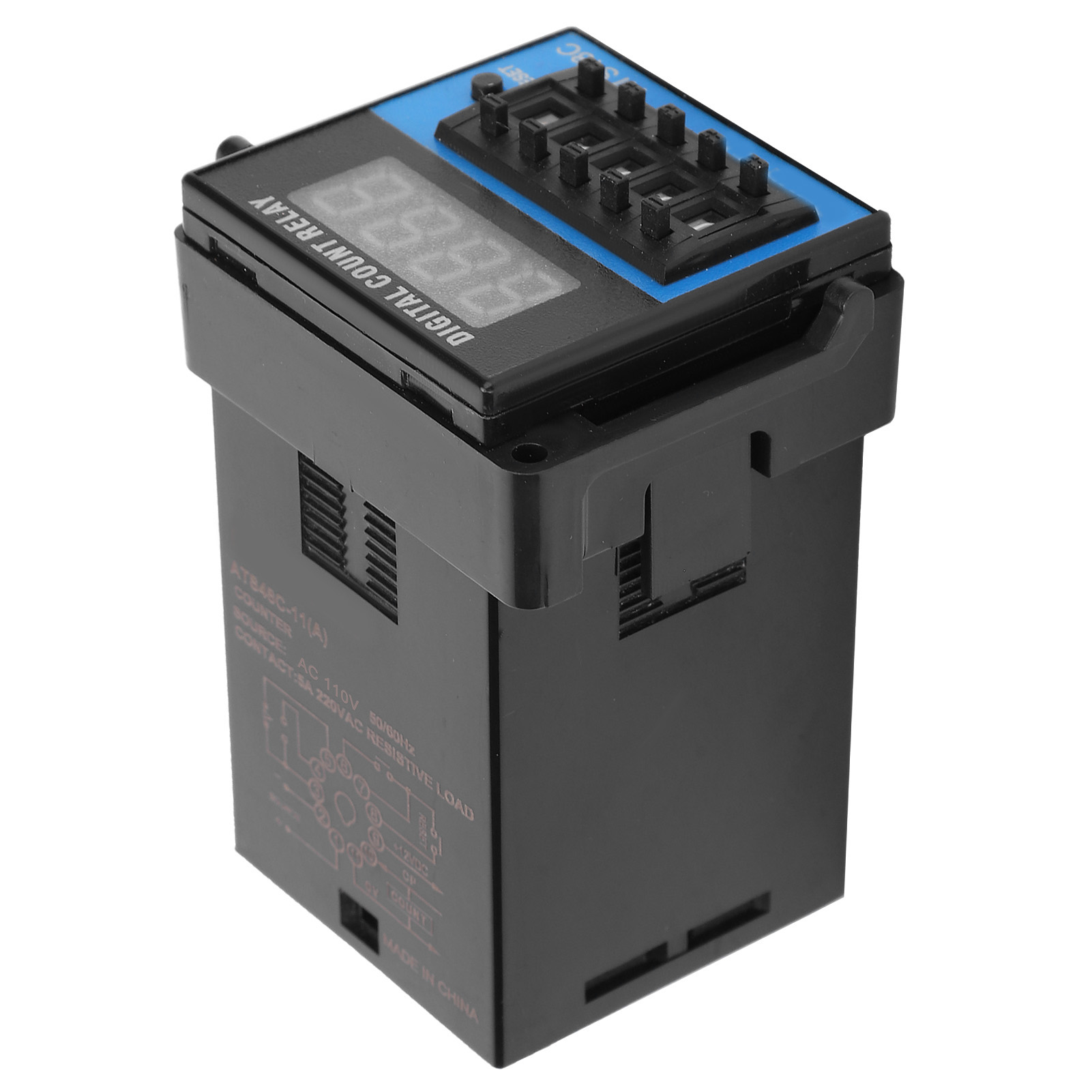 Zeitrelais Ats48c-11(a) Mit Digitaler Led-anzeige, Zyklusverzögerung, Störungsfrei, 110 V Wechselstrom