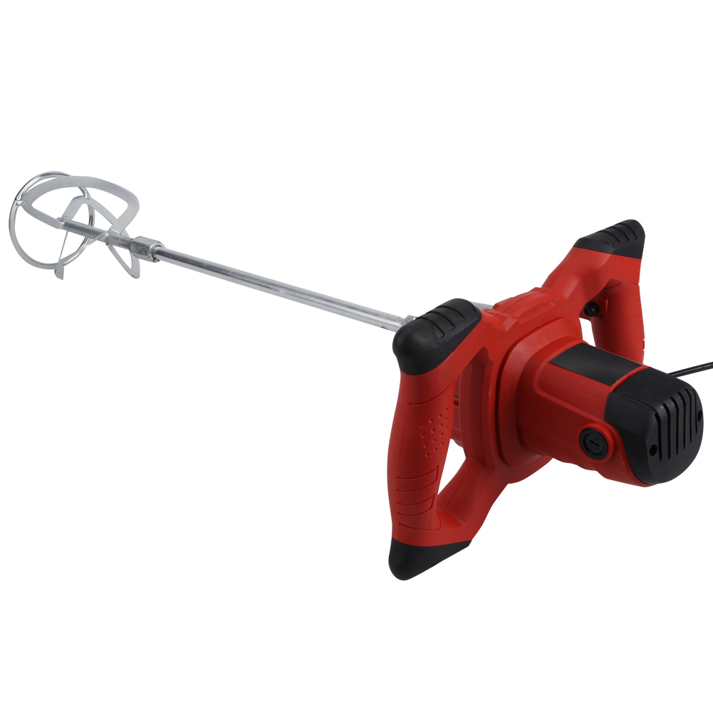 1 Roter 1500-w-handmixer Mit 6 Geschwindigkeitsstufen Zum Mischen Von Mörtel, Farbe, Zement Und Fugenmasse, 220 V Wechselstrom