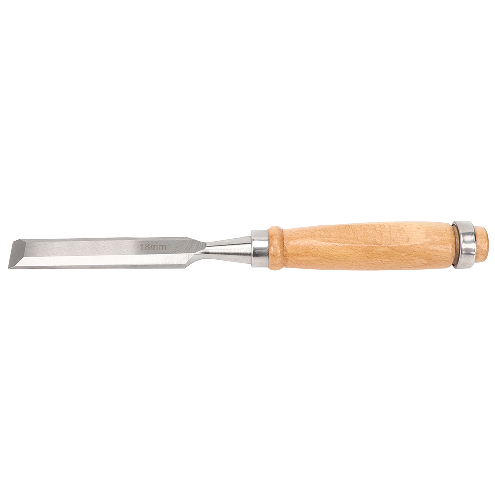 Flachmeißel, Holzgriff, Tragbar, Für Industrielle Anwendungen, Cr V 18 Mm