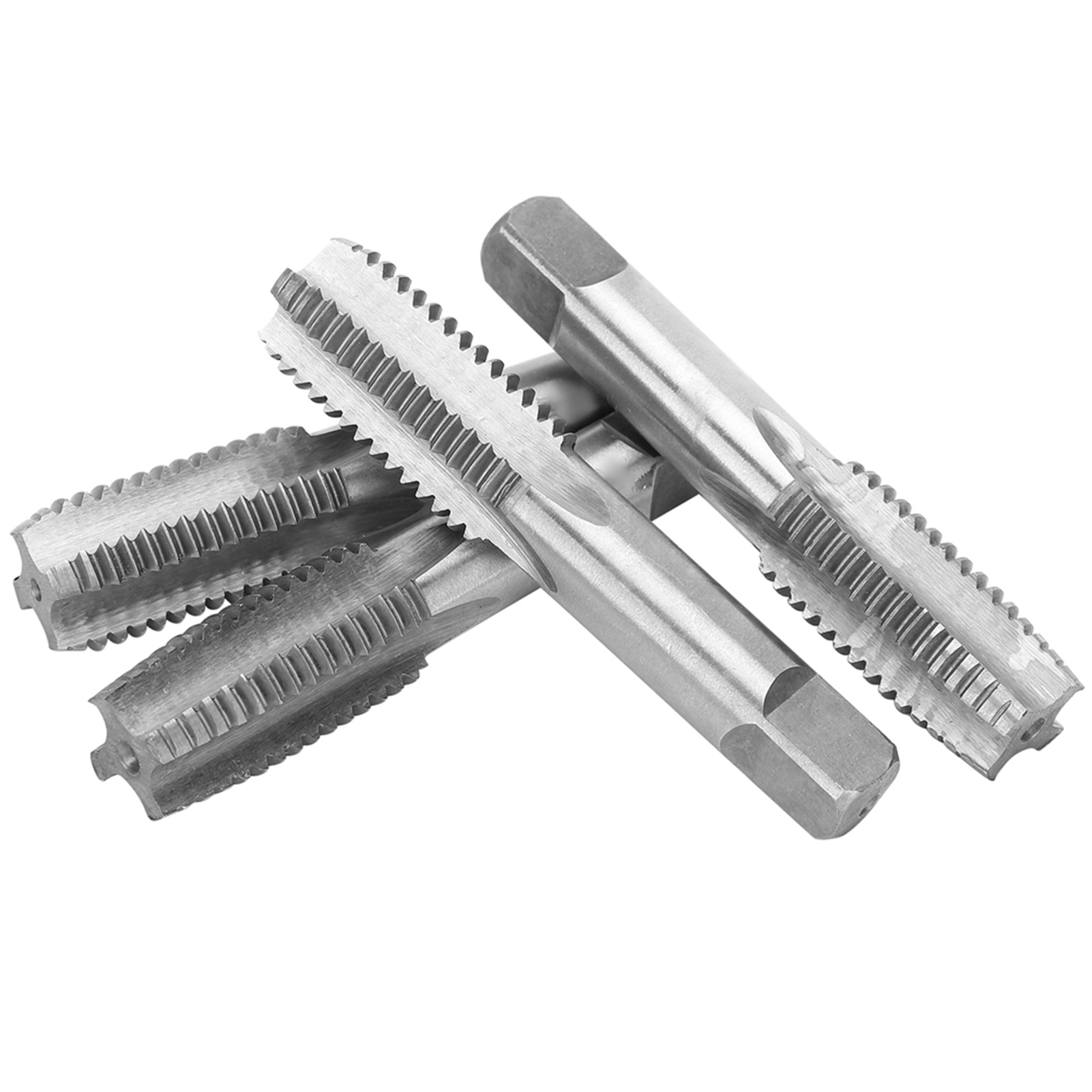 Satz Mit 4 Metrischen Handgewindebohrern Mit Gerader Nut, M18, Aus Legiertem Werkzeugstahl, Gewindewerkzeuge