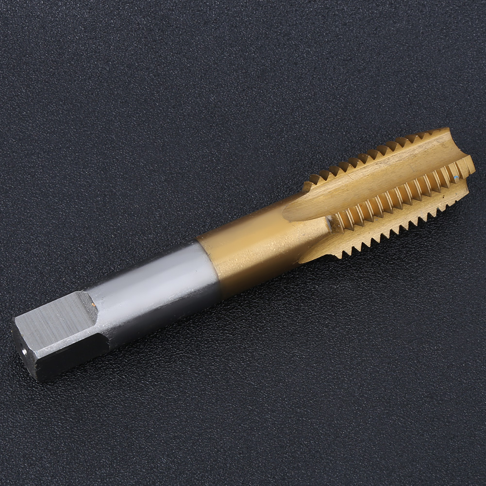 Gewindebohrer Mit Gerader Nut, Handwerkzeug, Schnellarbeitsstahl, Gold/silber, M24 Für Kobaltmaschinen