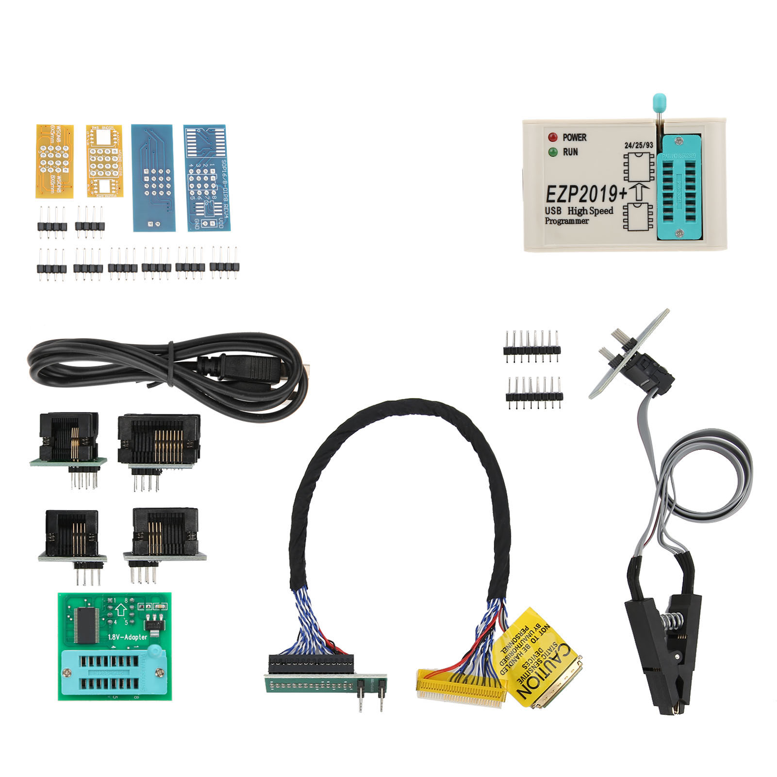 Usb 2.0-hochgeschwindigkeits-programmieranschluss (12 Mbit/s), 12 Steckplätze Für Geräte Der Serien 25/25/26/93 Und Ezp2019