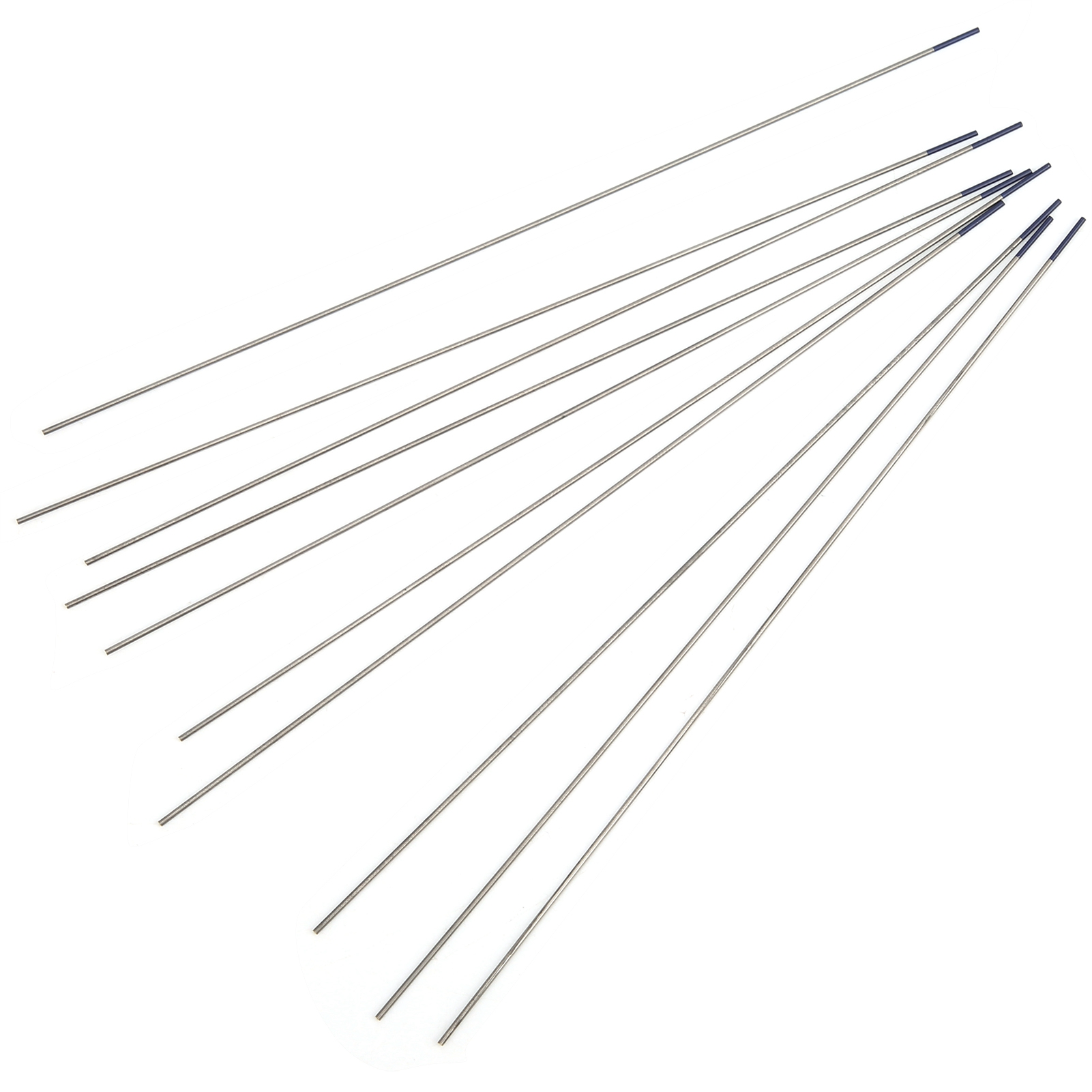 10 Stück Wolfram-yttrium-elektroden (wy20) Zum Lichtbogenschweißen Dünner Aluminiumschichten, Blau, 1 Mm