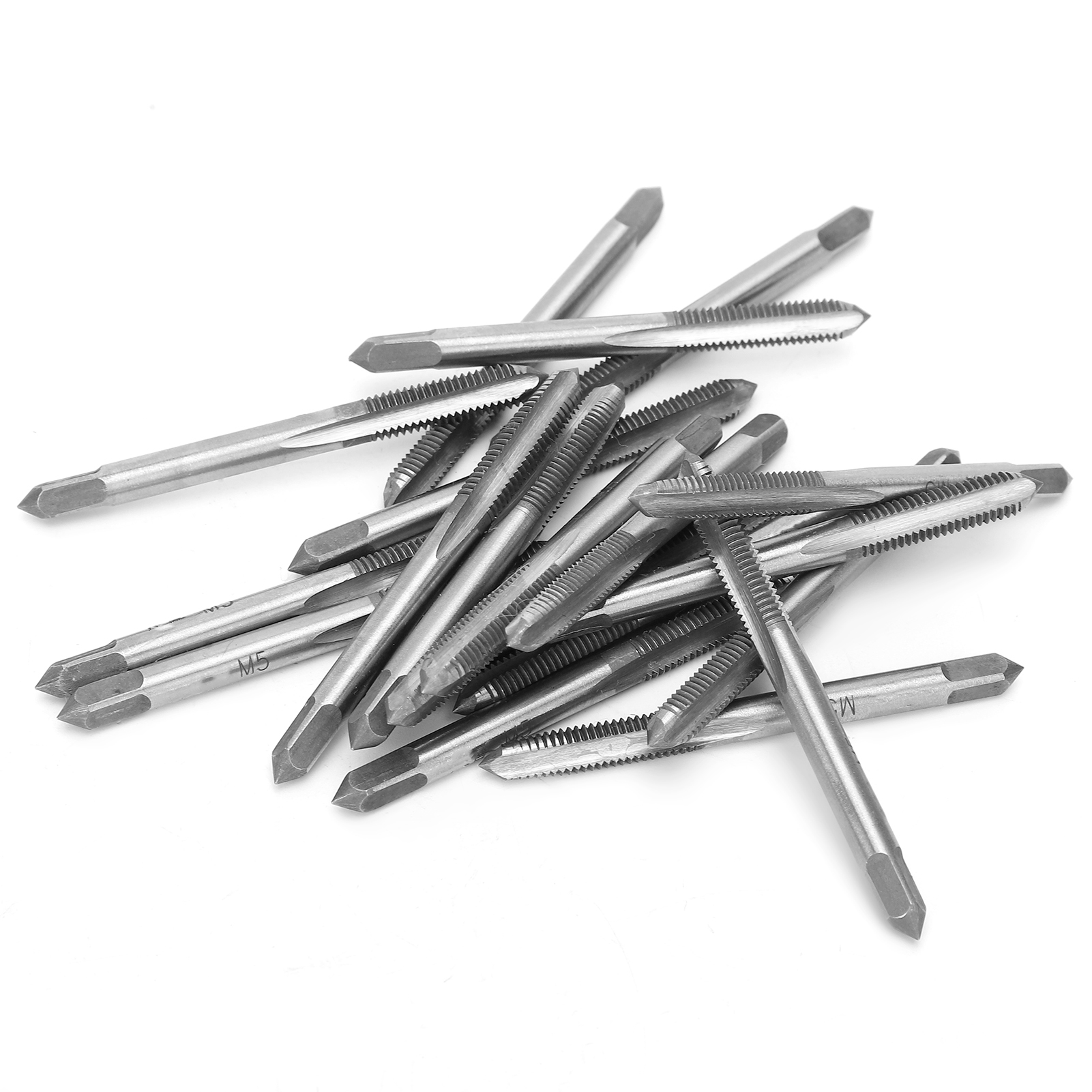 20 Handgewindebohrer, Legierter Werkzeugstahl, M5, Gerade Nut, Reparaturanleitung, Industriebedarf