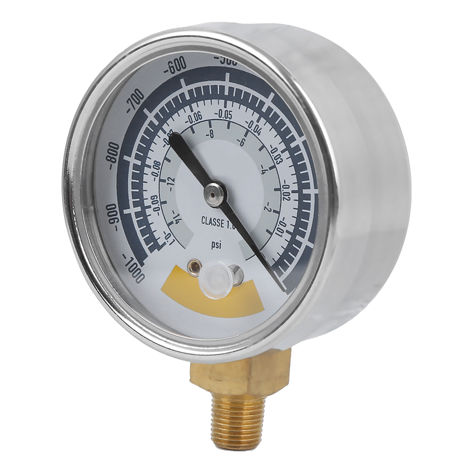 Druckmessgerät, Präzisions-luftdruckmessgerät Für Vakuumpumpen, 0–14 Psi, 1/8-zoll-npt-anschluss