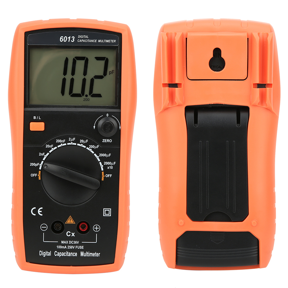 6013 Digitalmultimeter, Kapazitätsmessgerät Bis 20000 Μf, Manueller Messbereich, Kapazitätstester, Messwerkzeug
