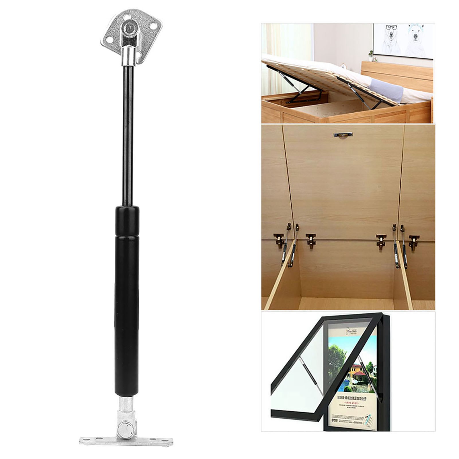Hochleistungs-gasfeder, Hydraulische Kolbenstange, Gasfeder-mittenabstand 290 Mm, Hub 100 Mm (300 N)