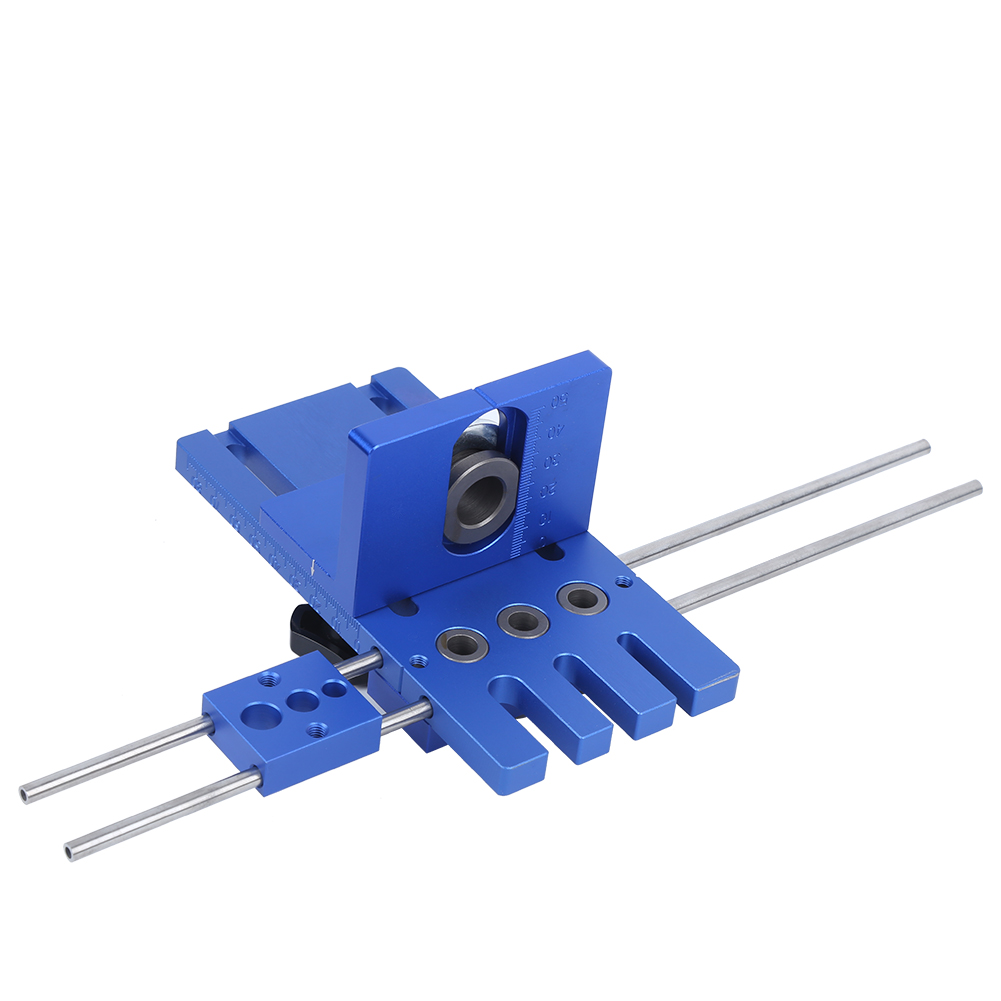 3-in-1-lochöffner, Positionierwerkzeug, Holzbearbeitungszubehör, Metallteile, Aluminiumlegierung