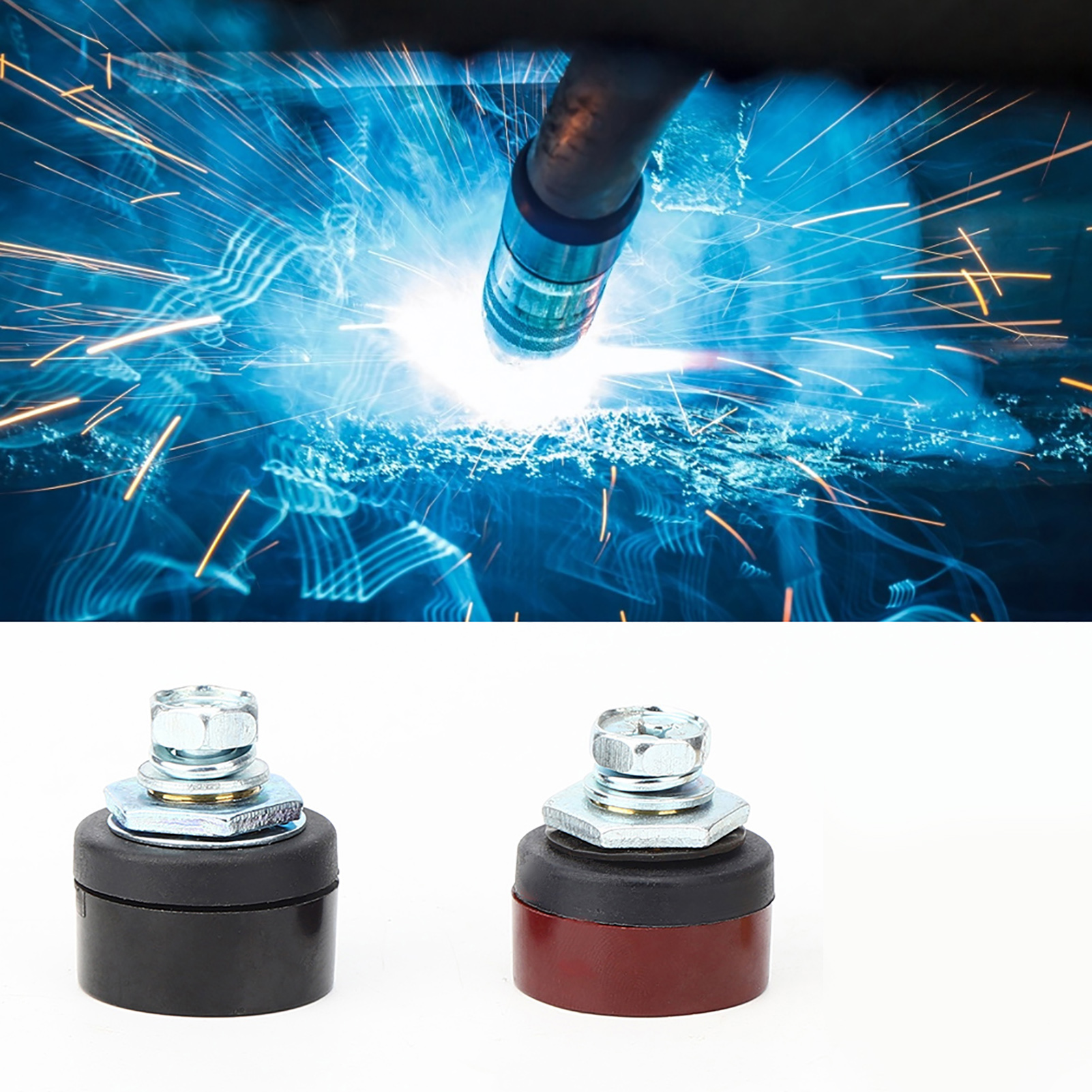 Satz Mit 5 Europäischen Rundverbindern, Schweiß-schnellverbindern, Schweißzubehör Zum Verbinden Eines 1025 Mm Kabels