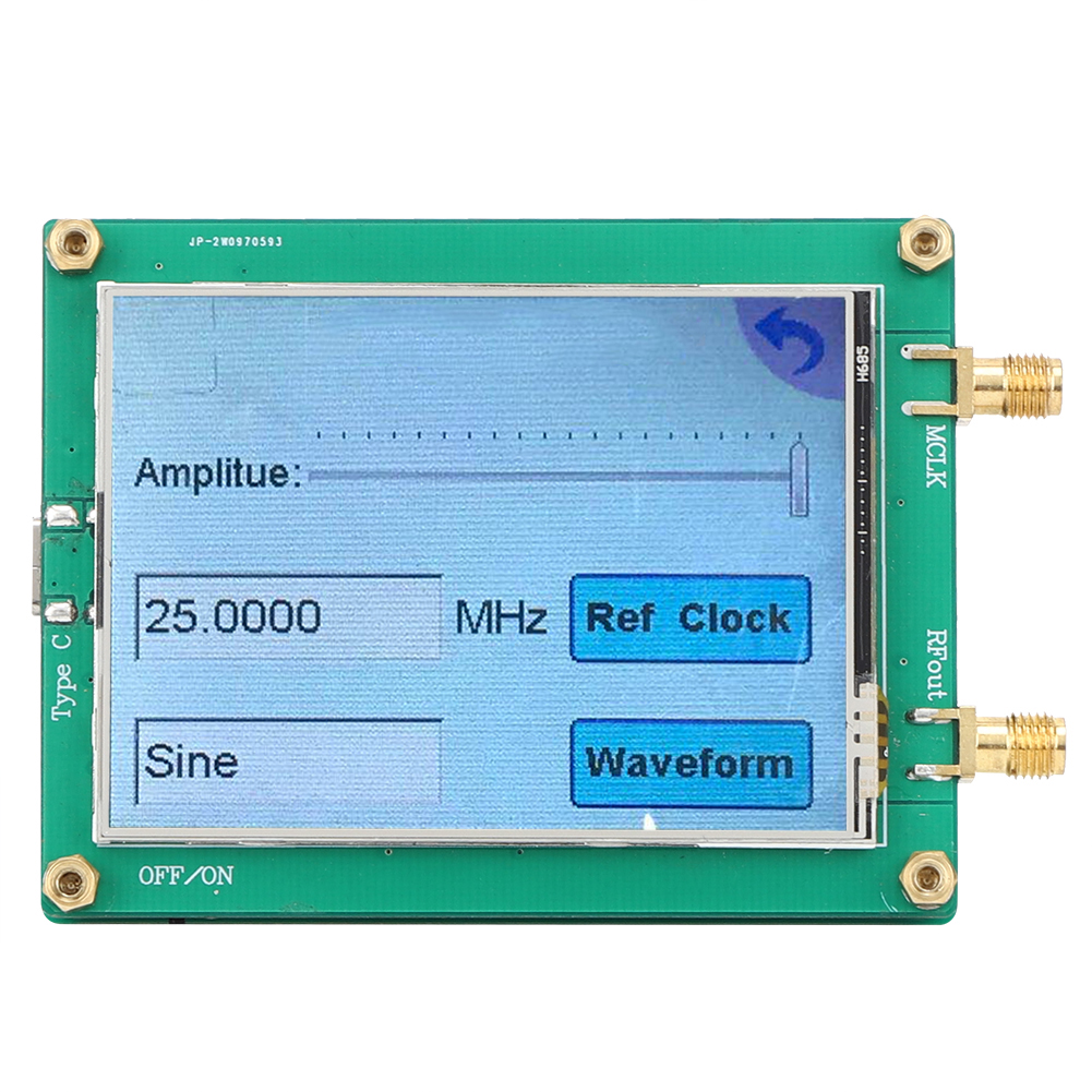Ad9833 Tft-signalgenerator Mit Touchscreen, Dds-quellpunktfrequenz Für Sinus-/dreieck-/rechtecksignale