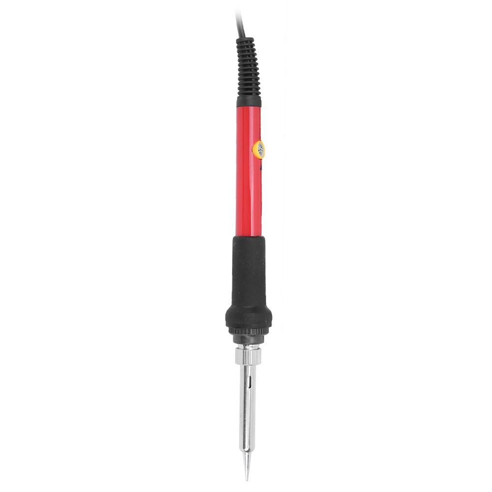 15-teiliges Elektrisches Lötkolben-set, Rot, Temperaturregelung, Holzschweißwerkzeug, 60 W, 220 V Eu-stecker