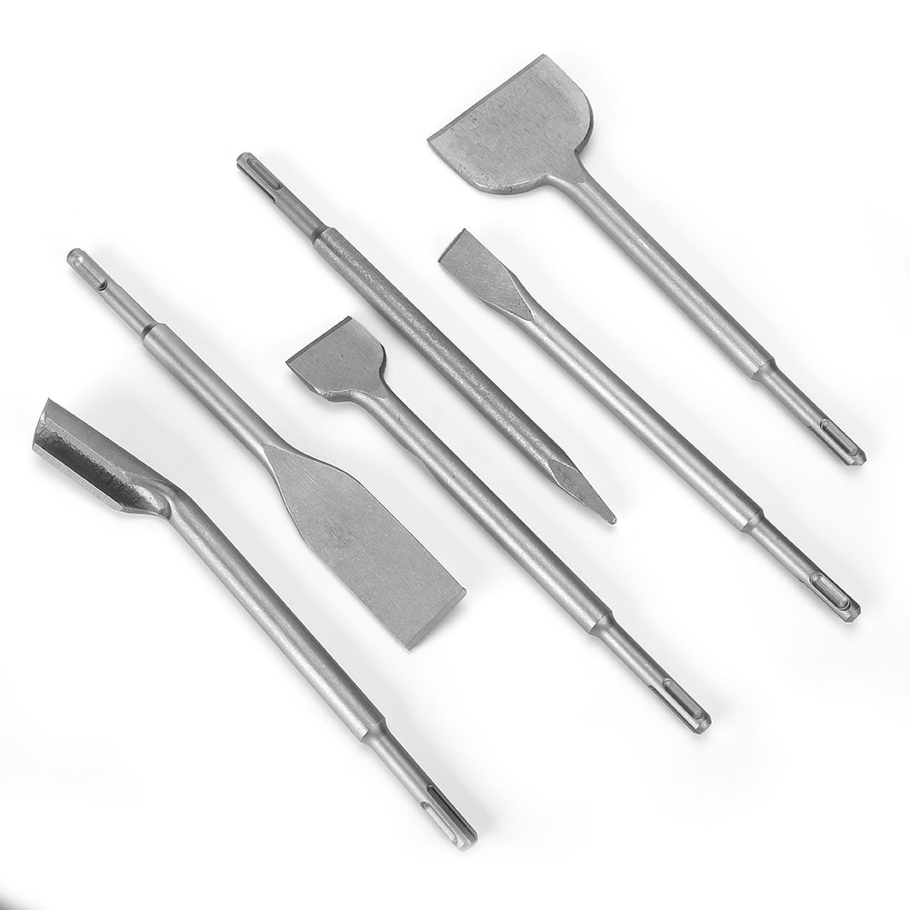 Set Mit 6 Bohrhämmern, Sds-plus-bohrer Und Betonmeißel