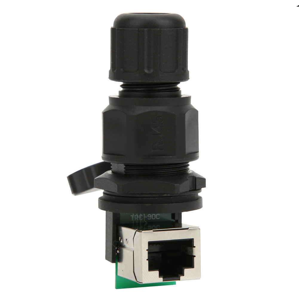 Rj45-stecker – 90°-rj45-stecker, 8-polig, Wasserdichter Netzwerkbrückenstecker