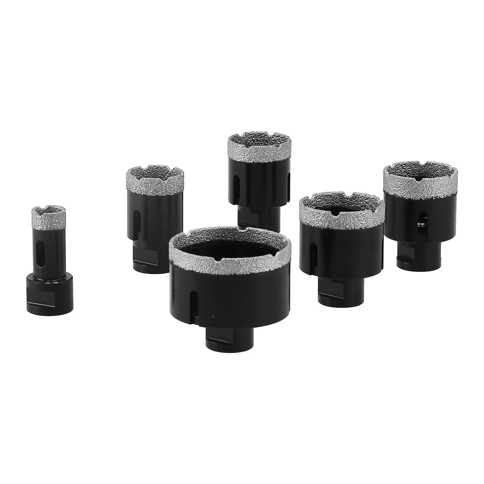 6-in-1 Diamant-lochsägen-set Für Fliesen, Handwerkzeug, Inklusive Aufbewahrungsbox, 20–68 Mm, M14