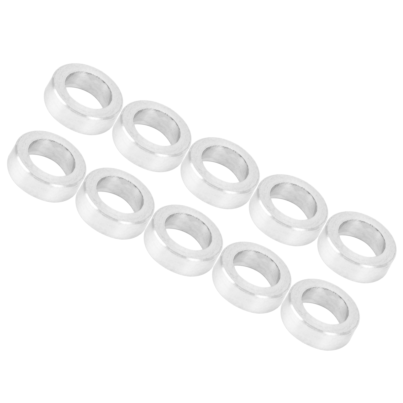 Distanzstück Aus Aluminiumlegierung, Zylindrische Dichtung, Distanzring, Außendurchmesser 6 Mm, Länge 2 Mm