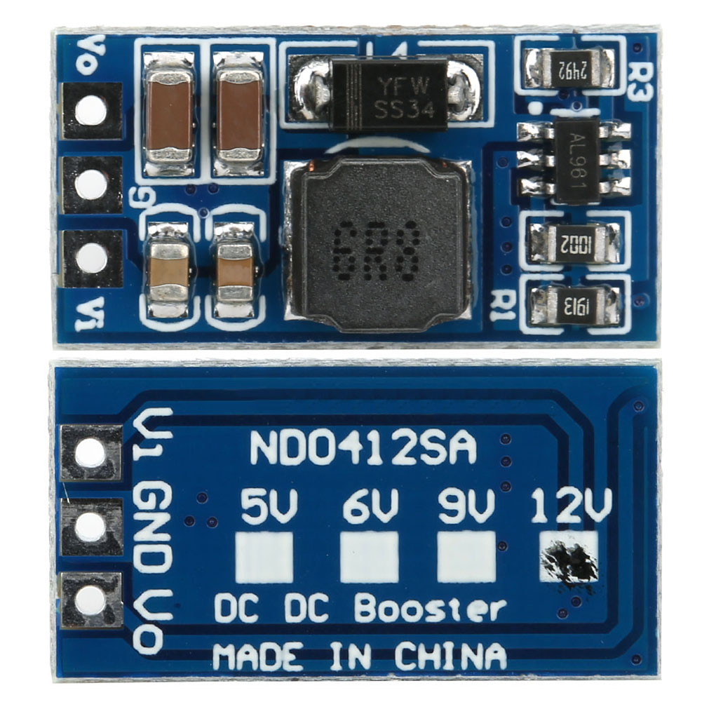 Dc/dc-aufwärtswandler Für Led-motoren 7w 2,6-5,5 Auf 5v 6v 9v 12v Nd0412sa (ohne 12v-pin)