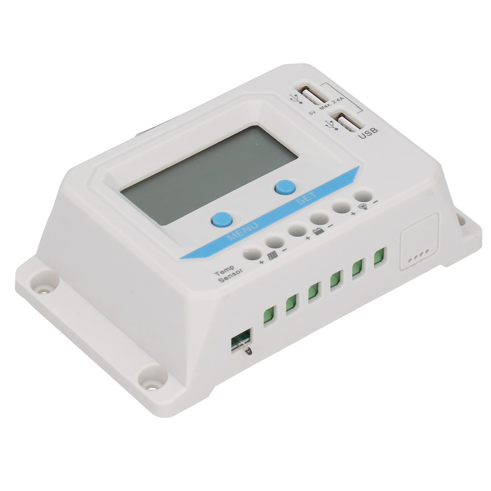 Solarladeregler Mit Lcd-display, Usb-pwm-steuerung Für Den Heimgebrauch El2410z 12v/24v 10a