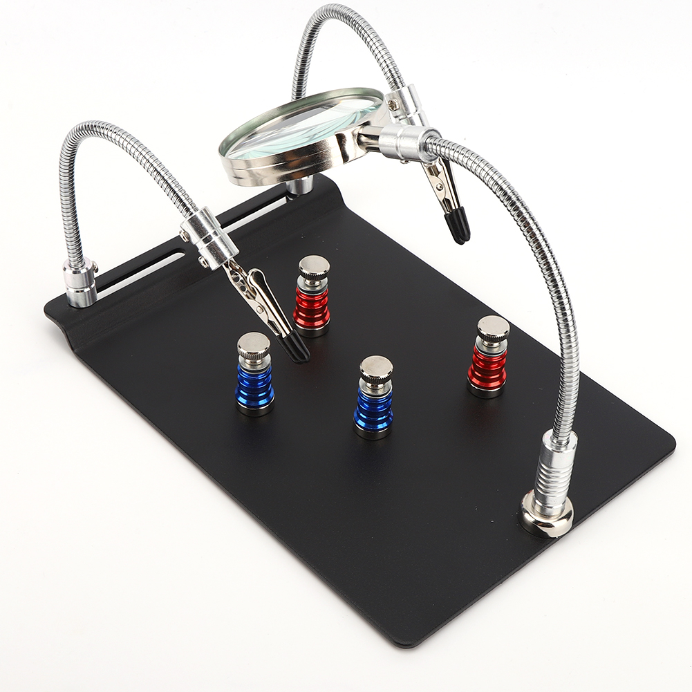 3 Magnetische Leiterplattenklemmen, Lupe, Werkzeug Zur Reparatur Von Motherboards