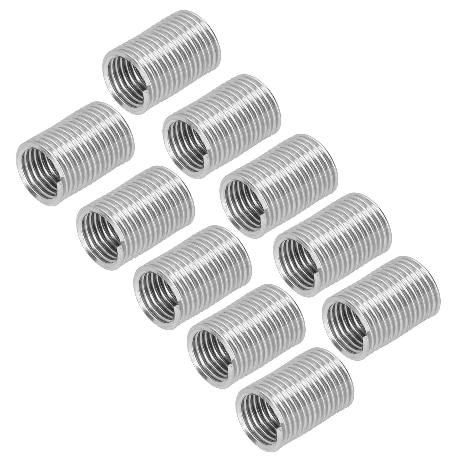 10 Gewindeeinsätze, Reparaturwerkzeug Aus Edelstahl Mit Reduziermutter, M18x2,5/2,5d Drahtbefestigung