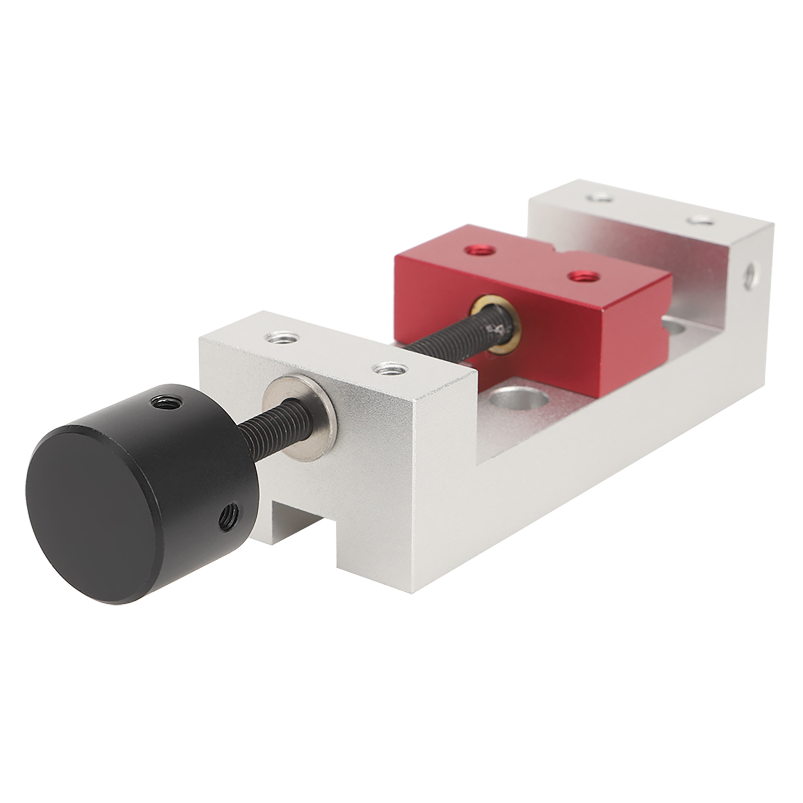 Miniatur-flachzwinge 50 Mm Aus Aluminium Für Tische, Werkbänke Und Tischbohrmaschinen