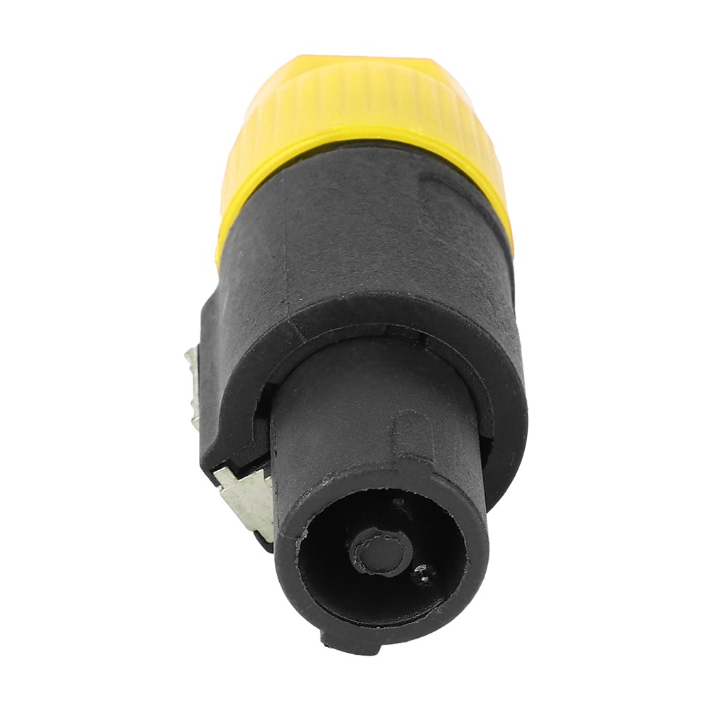 10 Stück C Nl4fc Audio-lautsprecheranschlüsse, Wasserdicht, Speakon 4-polige Stecker, Kabelanschluss (gelb)
