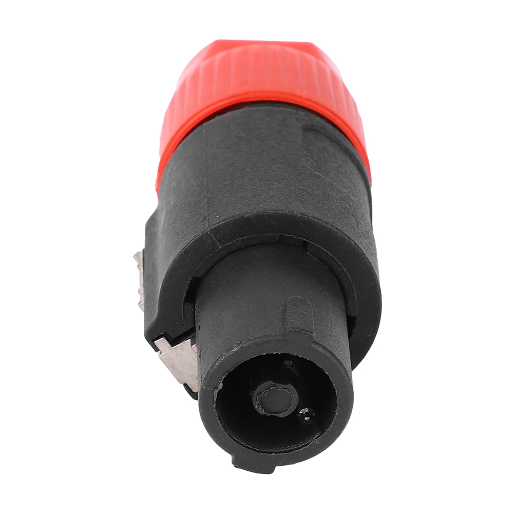 10 Stück Nl4fc C Audio-lautsprecheranschlüsse, Wasserdicht, Speakon 4-poliger Stecker, Kabelanschluss (rot)