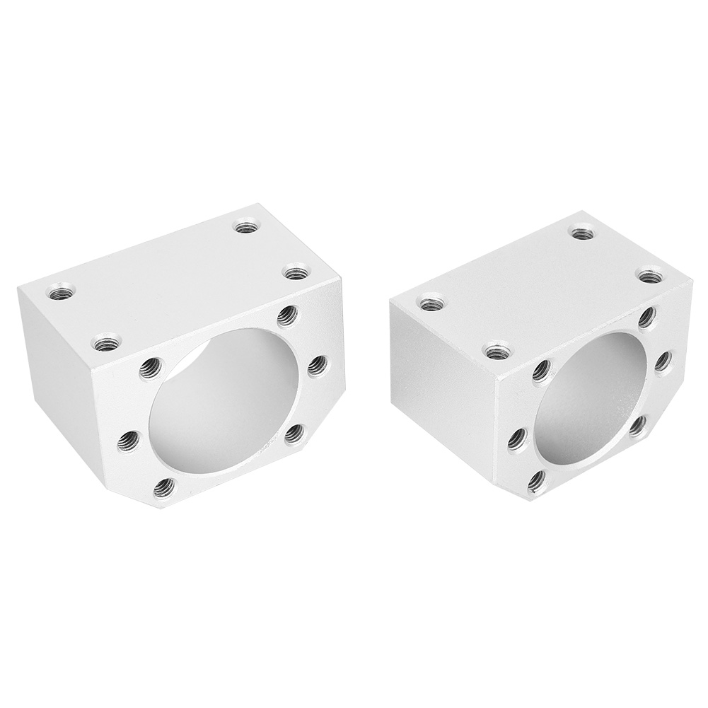 2 Stück Cnc-kugelkopfmutternhalter, 10 Befestigungslöcher, Präzises Drehmaschinenzubehör Aus Aluminiumlegierung
