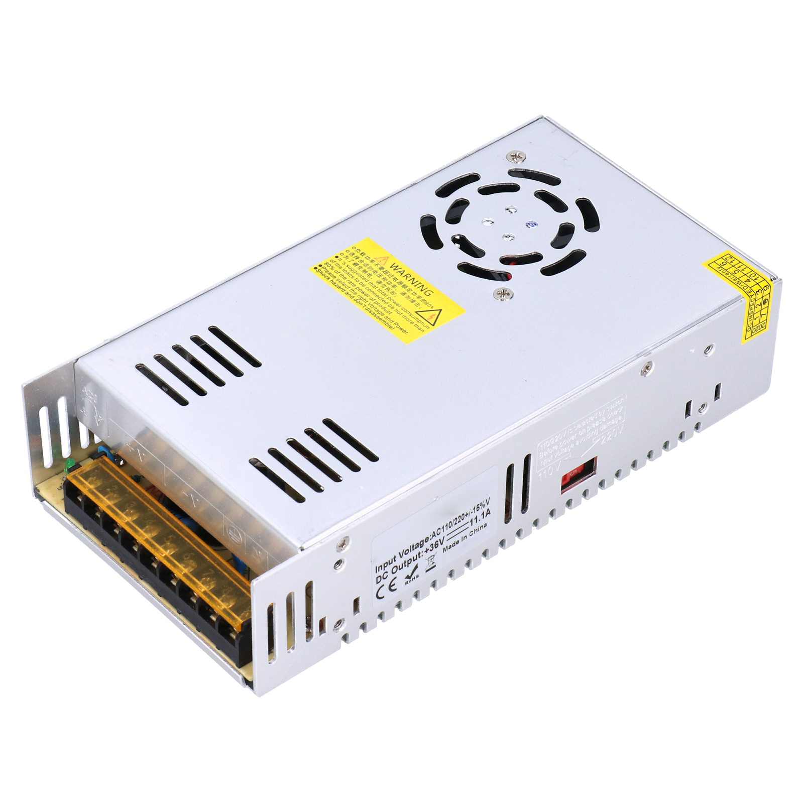 Schaltnetzteil 400w 36v 11a Eingang Ac115/230v Schrittmotor-cnc-frässatz